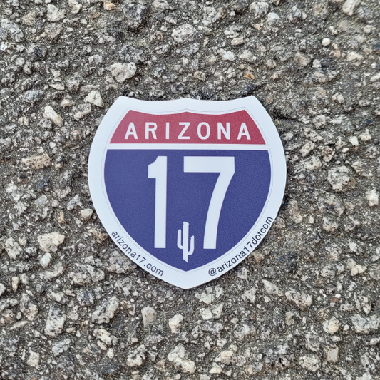Arizona17 Road Sign Sticker